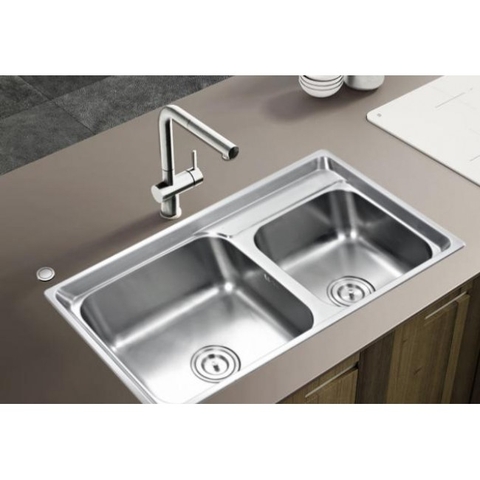 Chậu Rửa Inox Kaff KF-M8245GHR