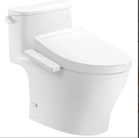 Bồn Cầu 1 Khối Nắp Rửa Điện Tử MS887CRW24