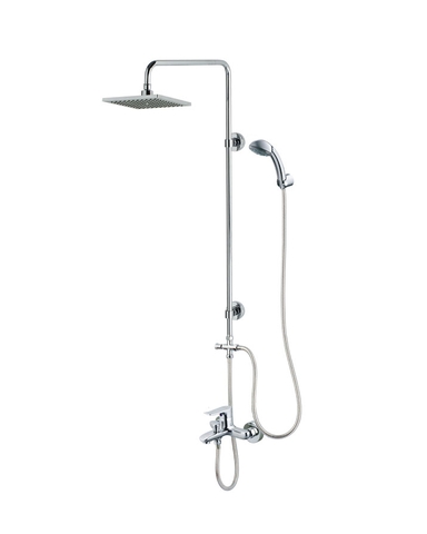 Sen nóng lạnh kết hợp bộ phụ kiện sen tắm đứng S493C - BS124