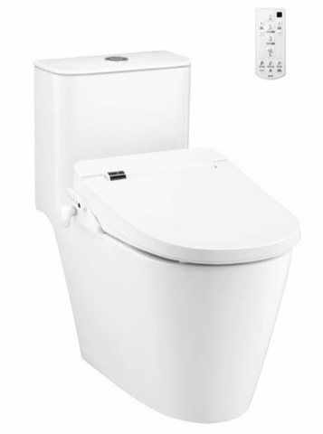 Bồn cầu 1 khối nắp điện tử COTTO C103327(CV4) - Simply Connect