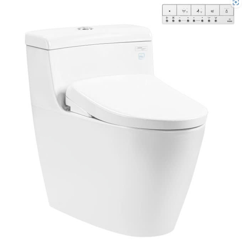 Bồn Cầu Điện Tử TOTO MS636CDRW23 Nắp Rửa Washlet TCF47360GAA S7 Giấu Dây