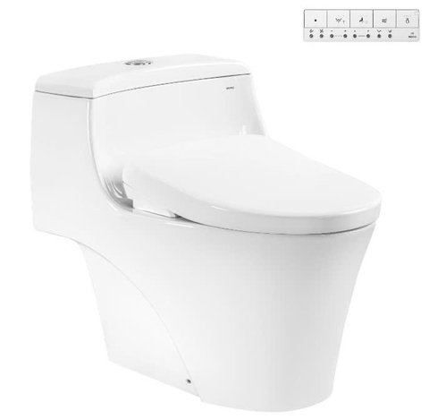 Bồn Cầu Điện Tử TOTO MS823CDRW23 Nắp Washlet TCF47360GAA S7 Giấu Dây