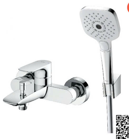 Vòi Sen Tắm TOTO TBG04302VA/TBW02006A Nóng Lạnh
