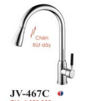 Vòi Rửa Chén Nóng Lạnh JV-467C