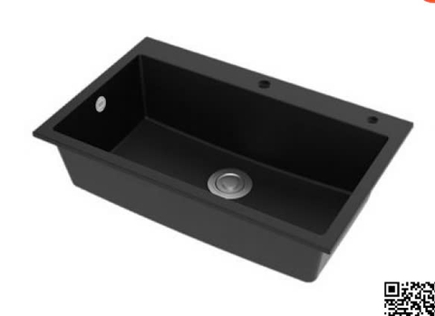 Chậu Rửa Chén Bát American Standard FFASX901 1013532430 Một Hộc Màu Đen