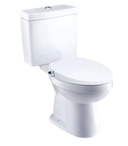 Bồn cầu 2 khối COTTO C13430(CN1) nắp rửa cơ CVN92201 Ronda