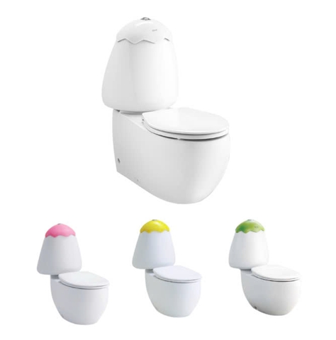 Bồn cầu 2 khối trẻ em thoát sàn dòng Googai COTTO C15037