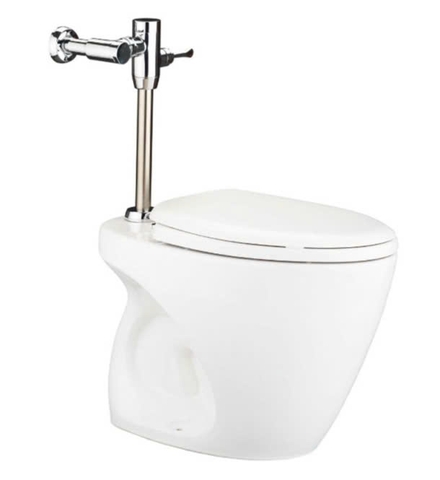 Bồn cầu đặt sàn COTTO C1323 van xả trực tiếp Duble nắp đóng êm