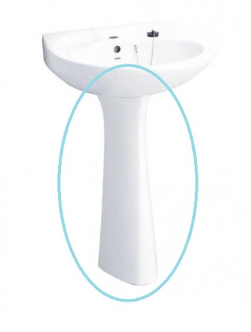 Chân chậu lavabo dài COTTO C412