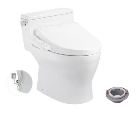 Bồn cầu TOTO MS188VKW16 T53P100VR 1 khối nắp điện tử Washlet C2 TCF23410AAA