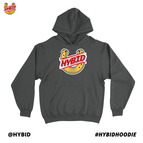 Hoodie HYBID GREY - XÁM