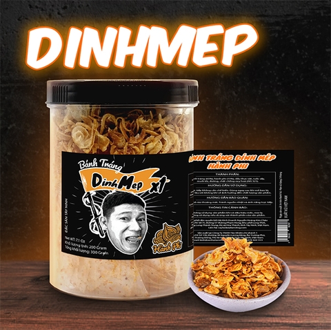 Bánh tráng DINHMEP HÀNH PHI - bánh tráng Lâm Vlog Dính Mép Hành Phi