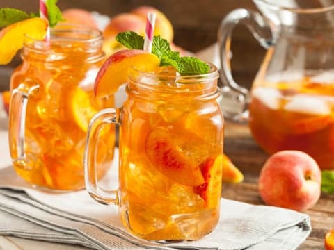 Trà đào cam sả