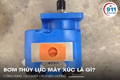 Bơm Thủy Lực Máy Xúc Là Gì? Công Dụng, Lợi Ích Và Cách Bảo Dưỡng