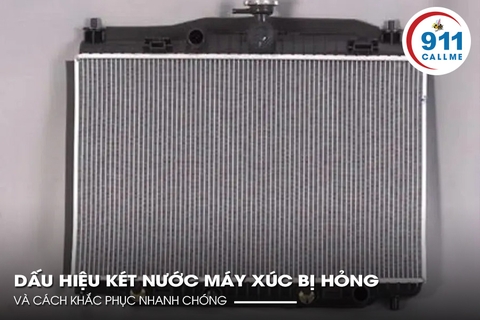 Dấu Hiệu Két Nước Máy Xúc Bị Hỏng Bạn Nên Biết