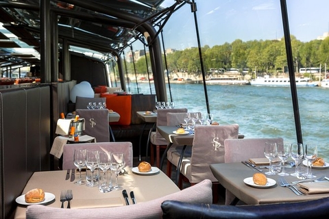 THAM QUAN VÀ ĂN TRƯA TẠI DU THUYỀN TRÊN SÔNG SEINE BATEAUX PARISIENS