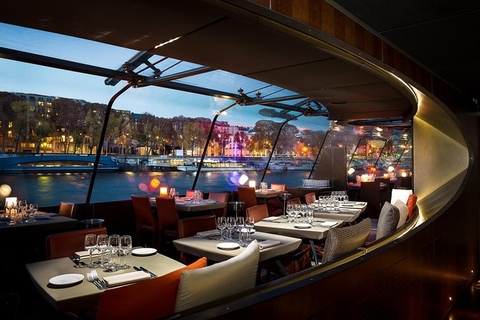 NGẮM CẢNH VÀ ĂN TỐI TẠI DU THUYỀN TRÊN SÔNG SEINE BATEAUX PARISIENS