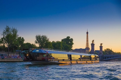 DU THUYỀN ĂN TỐI TRÊN SỐNG SENIE Ở PARIS CÙNG VỚI NHẠC SỐNG CỦA BATEAUX MOUCHES