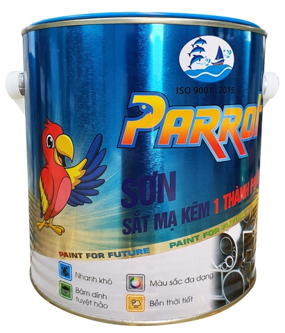 SƠN SẮT MẠ KẼM 1 THÀNH PHẦN PARROT