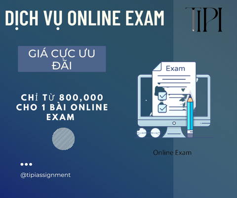 DỊCH VỤ ONLINE EXAM