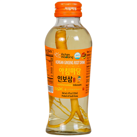Nước Hồng Sâm Có Củ 1 chai 120ml  - Achimmadang Hàn Quốc