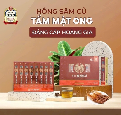Hồng sâm tẩm mật ong- Hwang Pung Jung Honeyed Red Gingseng 300g