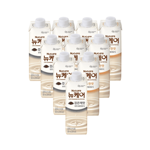 Thức uống dinh dưỡng vị gạo rang & mè đen TPBS NUCARE Roasted Rice & Black Sesame 200ml x 10 hộp