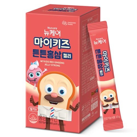 Thạch hồng sâm Mykids Red Ginseng Jelly Strong (20g×20 cái)