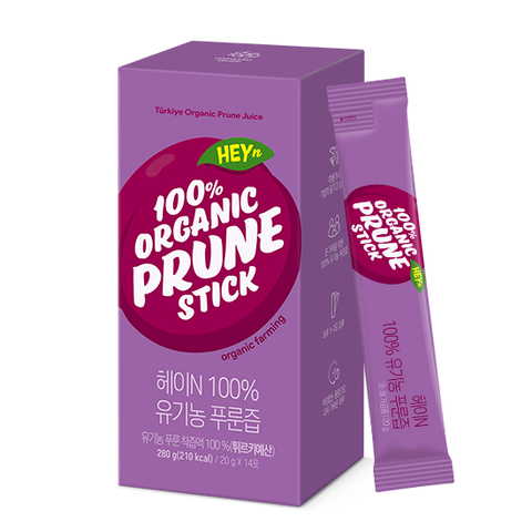 Nước ép mận khô HeyN 100% Organic Prune Stick 20g x 14 gói