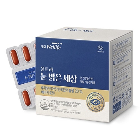 Viên uống cho mắt ULTRA DOUBLE UP Bright Eyes (hộp 60 viên)