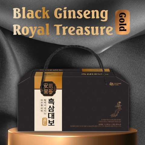 Nước hắc sâm Black Ginseng Royal Treasure Gold 100ml x 10 chai