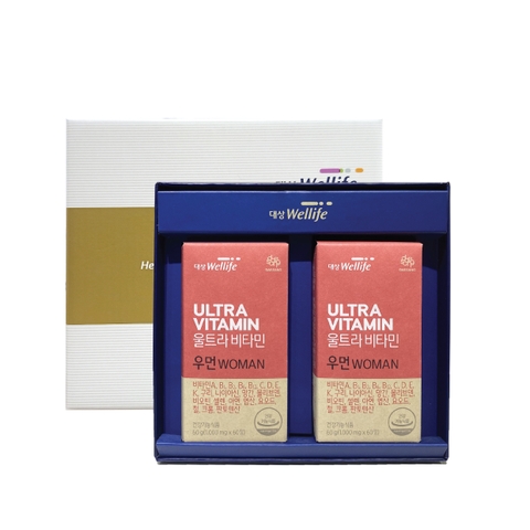 Set quà Ultra Vitamin cho nữ (hộp 60 viên * 2 hộp)