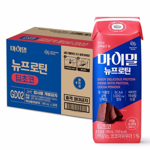 TPBS Sữa MyMeal NU Protein Deep Choco 190ml x 30 hộp