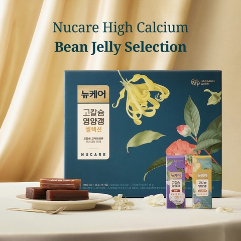 Set bánh Nucare High Calcium Bean Jelly Selection (45 g x 16 bánh)