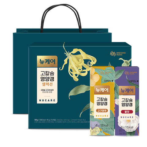 Set bánh Nucare High Calcium Bean Jelly Selection (45 g x 16 bánh)