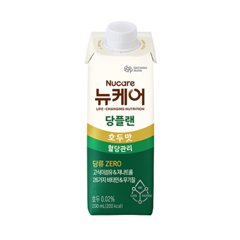 Thức uống dinh dưỡng dành cho người tiểu đường NUCARE Glucose Plan 200ml set 10 hộp