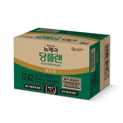 Thức uống dinh dưỡng dành cho người tiểu đường TPBS NUCARE Glucose Plan vị óc chó 200ml x 24 hộp