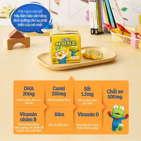 Thức uống dinh dưỡng vị chuối TPBS Nucare MyKids Banana 150ml x 24 hộp
