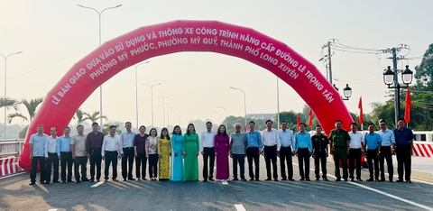 Lễ thông xe công trình nâng cấp đường Lê Trọng Tấn