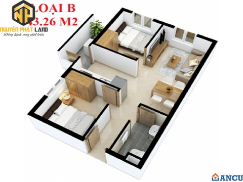 Cho thuê căn hộ chung cư Bắc Hà Hoàng Hổ - Lầu 9 [T.CCNHO.3]