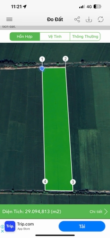 🔰 BÁN 29 CÔNG RUỘNG 2 MẶT TIỀN KÊNH – XÃ ĐỊNH THÀNH, THOẠI SƠN