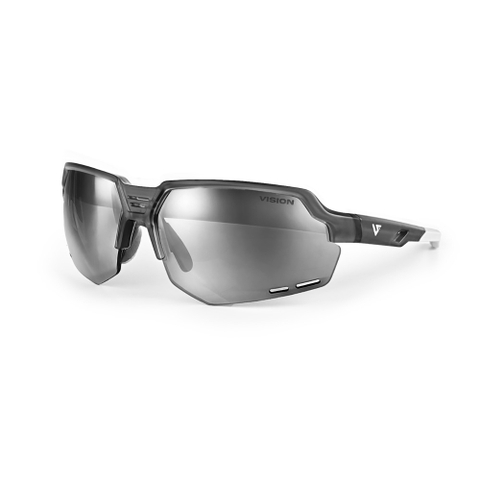 Kính thể thao Vision Loop - Matte Transparent Dark Gray / Revo Mercury