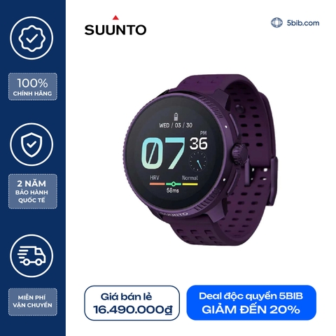 Đồng hồ thể thao GPS Suunto Race viền Titanium