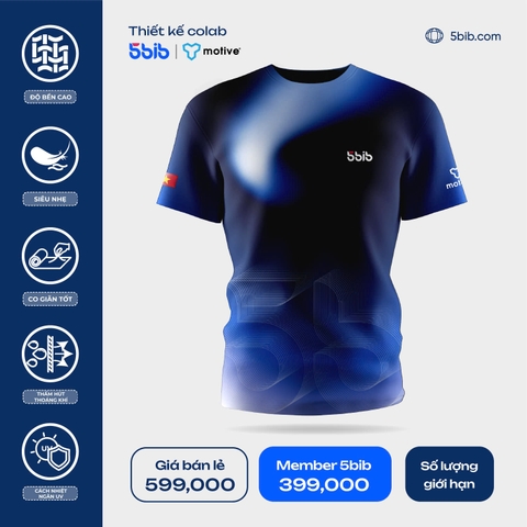 [NAM] ÁO THUN THỂ THAO T-SHIRT 5BIB MEN