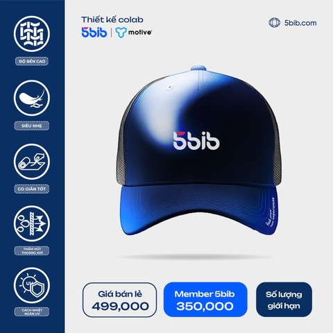 MŨ/ NÓN THỂ THAO TRUCKER CAP 5BIB