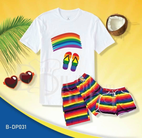 Đồ đi biển nam nữ đồng phục áo quần cho gia đình cặp đôi hội nhóm trẻ em du lịch mẫu nổi bật