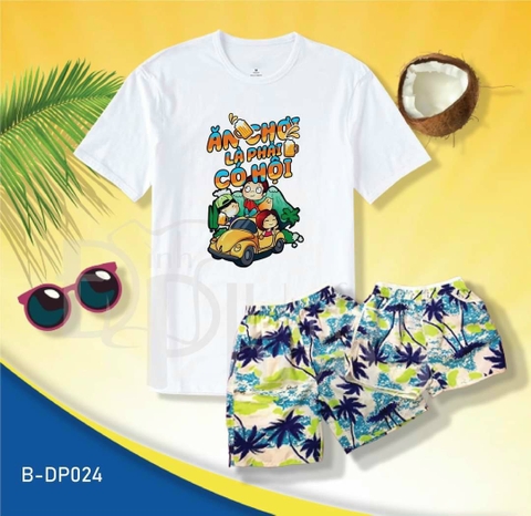 Đồ đi biển nam nữ đồng phục áo quần cho gia đình cặp đôi hội nhóm trẻ em du lịch mẫu nổi bật