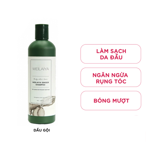 Weilaiya Dầu gội Ginger Shampoo