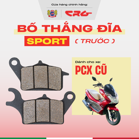 Bố Thắng Đĩa Phanh Ăn Chịu Nhiệt Cao CRG Sport X30 Kim Loại Đồng Cho Xe PCX Cũ