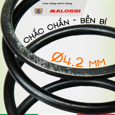 Lò xo trụ 10% thép hợp kim Malossi dành cho Honda 150 cho xe Air Blade/ Vario/ Click/ SH/ PCX